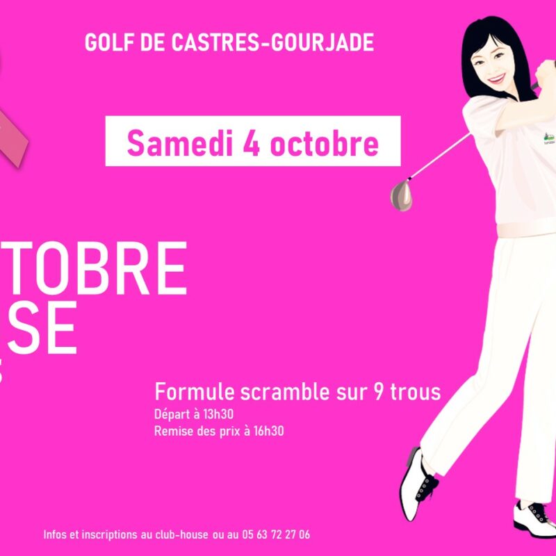 Octobre Rose au Golf
